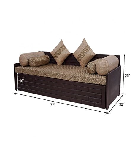 Brick Textured Sofa Cum Bed - Image 5