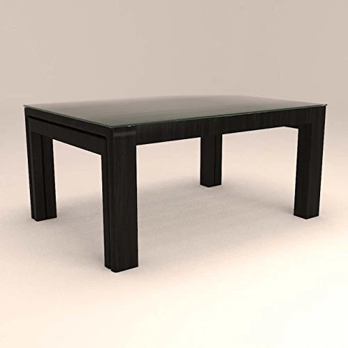 Fishboned Styled Glass Dinning Set with 4 Seaters - Image 3
